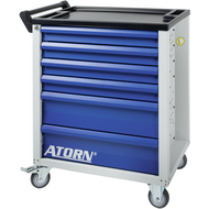 Werkzeugwagen BxTxH: 778x496x913mm, 6 Schubladen RAL7035/5010