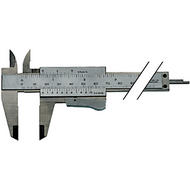 parallaxfreier Messschieber 150 mm mit Schnellverstellung