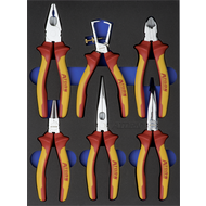 Modul-Hartschaum-Einlage VDE-Zangen 6-teilig