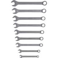 Ring-Maulschlüssel-Satz DIN3113A, 9-teilig, 8-19mm