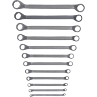 Doppel-Ringschlüssel DIN838, 6x7mm bis 20x22mm 8-tlg.