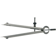 ATORN Federspitzzirkel mit HM-Spitzen Länge 300 mm