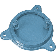 Drehuntersatz für 100 mm Parallel-Schraubstock, Farbe blau