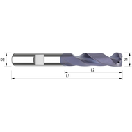 Spiralbohrer VHM DIN6537 3xD ø11,3mm HA TIALN-beschichtet IK