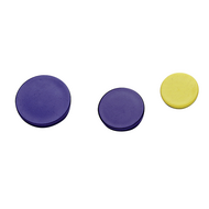 Organisations-Magnet 30 mm Durchmesser gelb