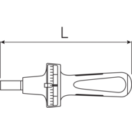 Drehmoment-Schraubendreher Torsiometer 760 0,15-0,75Nm Tol. 0,06