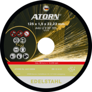 Trennscheibe 125x1,5x22,23mm gerade INOX