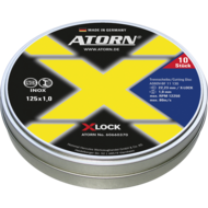 Trennscheibe X-LOCK INOX ø125x1x22,23mm 10 Stück in der Blechdose