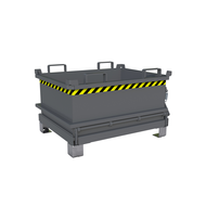 MinI Klappbodenbehälter MSB 250, lackiert, RAL 7005 Mausgrau