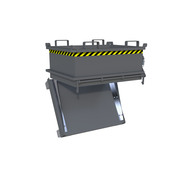 MinI Klappbodenbehälter MSB 250, lackiert, RAL 7005 Mausgrau