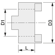 Mitnehmerring VORTEX DRILL 40 x 22