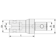 Reduzierung VORTEX DRILL 32 auf 16, L=100mm