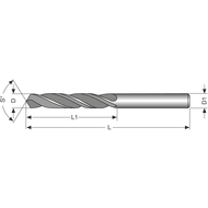 Hochleistungsbohrer HSS-E-V3 5xD NEXUS-GDR 2mm WDI-beschichtet