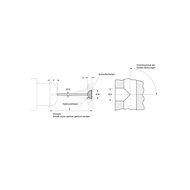 Entgratwerkzeug ORBITOOL® Halbkugel, 1,9mm