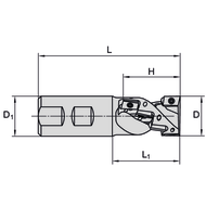 Hochleistungs-Igelfräser 90° 32mm, für 8 x AD.X 12..