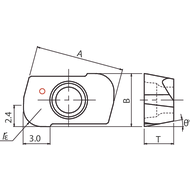 Wendeschneidplatte YPHW 100320-ZER-24 JC6102 (DH102)