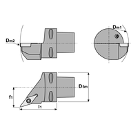 Polygon Wendeplattenhalter PSC40 SVHCL27050 11 für WP VC…11