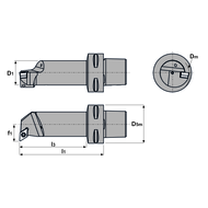 Polygon Bohrstange PSC40 SDUC-R 17090 11 für DC…11