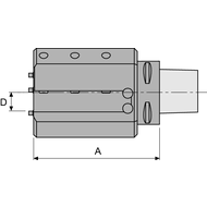 Polygon Multitoolhalter 3fach PSC50 18 520 50 20 L