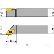 Klemmhalter SDJC-L 1616 H11-B, 95° für DC….07