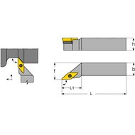 Klemmhalter SVJC-R 1212 F11, 93°, für VC..1103..
