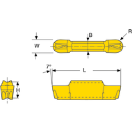 Stechwendeplatte DGT-I-N 3,00-1,50 DC7400 (Innen-Längsdr., Einst.)W=3mm