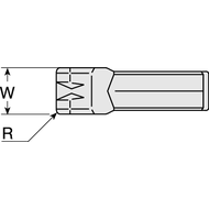 Stecheinsatz AIPV 3,00E 0,4 HC3635 beschichtet