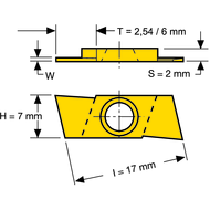 Einstechplatte SAL25G050R-GS PH7920