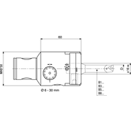 MHD-Feinstbohrkopf TRM50/50 MHD'50 ø6-84mm