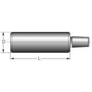 Einsteckschaft mit Bohrfutterkegel zyl. 12mm, Aufnahme B16