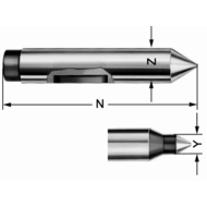 Zentrierspitze für Stirnseiten-Mitnehmer Constant CoE 12mm