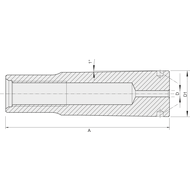 Spannzange 2mm für HG-Futter 01