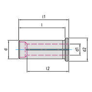 Reduzierhülse 32mm d1=5mm