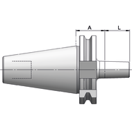 Bohrfutteraufnahme DIN69871A SK40, B12, A=25mm