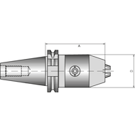 NC-Kurzbohrfutter DIN2080A SK40, 1,5-16mm mit Stirnradgetriebe