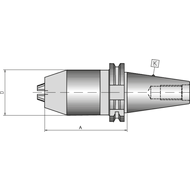 NC-Kurzbohrfutter DIN69871A SK40, 1-13mm