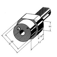 Werkzeughalter DIN69880 F1, VDI20/MK1