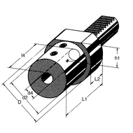 Werkzeughalter DIN69880 E1, 20x20mm