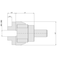 Stangengreifer Zylinderschaft ø20mm