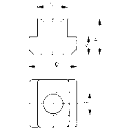 Mutter für T-Nuten DIN508 6mm x M5