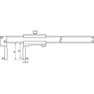 Sondermessschieber 20-150mm (0,05mm) nach außen gewinkelte Spitzen