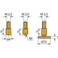 Tiefenmessschieber digital 100mm (0,01mm) IP67, mit 3 Messeinsätzen