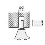 Bügelmessschraube digital Form ähnlich D12 Typ C 0-25mm (0,001mm) IP65