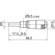 Einbaumessschraube 0-13mm (0,01mm) ohne Spannmutter