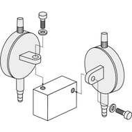 Messuhr 3,5mm (0,01mm) Außenring-ø 40mm