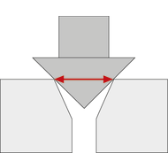 Fasenmessgerät IFM 90° 0,5-20mm Skala 0,01mm IKD Messkegel