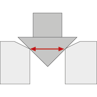 Fasenmessgerät IFM 90° 0,5-20mm Skala 0,01mm IKD Messkegel