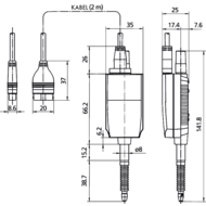Längenmesstaster Linear Gauge 12,7mm (0,01mm) IP66 Typ LGS