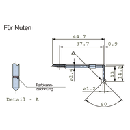 Taster für tiefe Nuten (Tiefe bis 10mm) für Surftest SJ-400