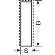 Werkstatt-Feile DIN7261A 200mm Hieb 3 flachstumpf